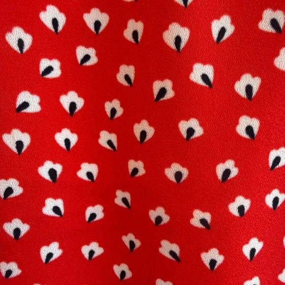 Banana Republic Red Long Sleeve Dress - Picture 3 of 5